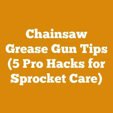 Chainsaw Grease Gun Tips (5 Pro Hacks for Sprocket Care)