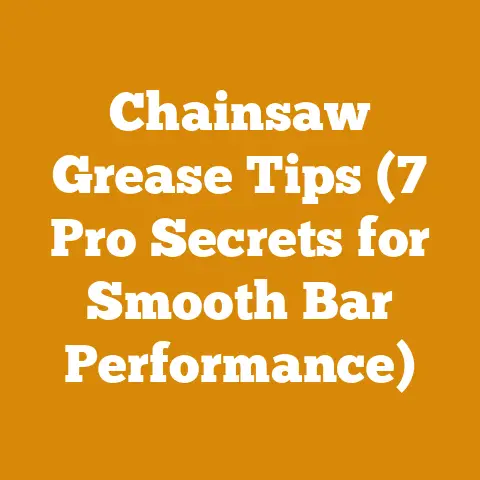 Chainsaw Grease Tips (7 Pro Secrets for Smooth Bar Performance)