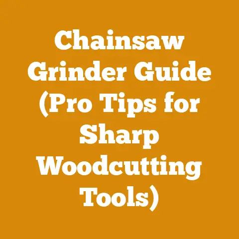 Chainsaw Grinder Guide (Pro Tips for Sharp Woodcutting Tools)
