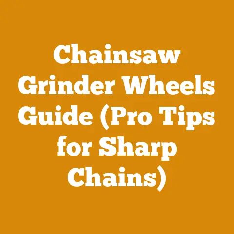 Chainsaw Grinder Wheels Guide (Pro Tips for Sharp Chains)