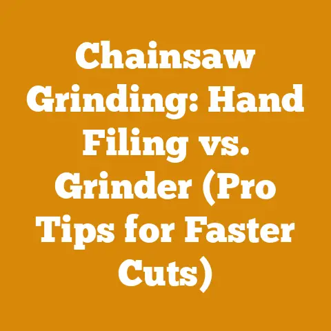 Chainsaw Grinding: Hand Filing vs. Grinder (Pro Tips for Faster Cuts)