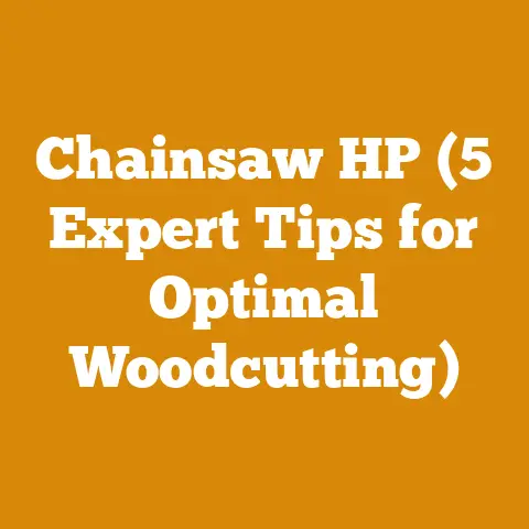 Chainsaw HP (5 Expert Tips for Optimal Woodcutting)