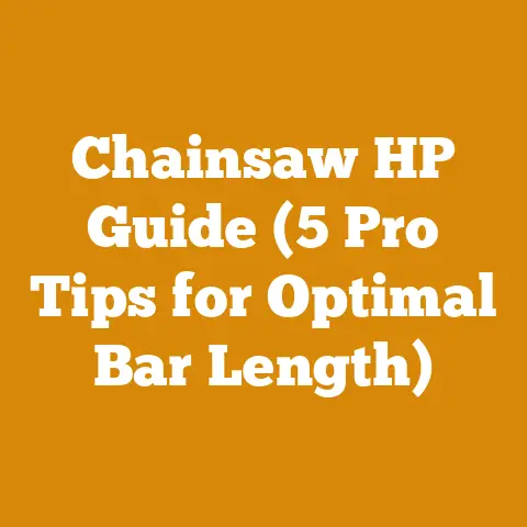Chainsaw HP Guide (5 Pro Tips for Optimal Bar Length)