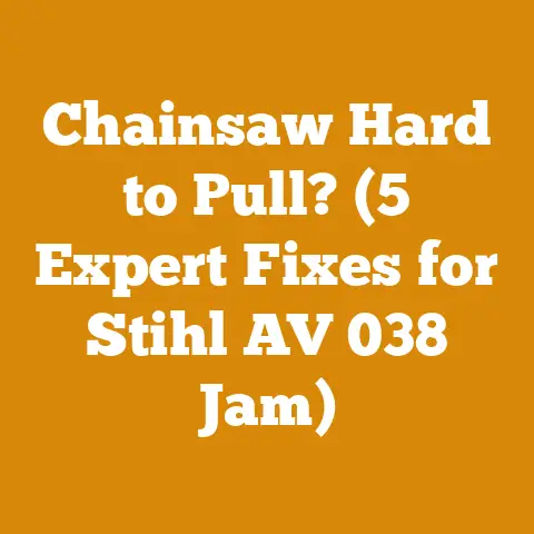 Chainsaw Hard to Pull? (5 Expert Fixes for Stihl AV 038 Jam)