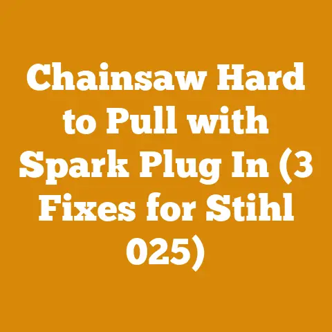 Chainsaw Hard to Pull with Spark Plug In (3 Fixes for Stihl 025)