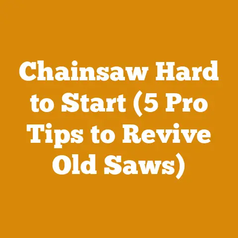 Chainsaw Hard to Start (5 Pro Tips to Revive Old Saws)