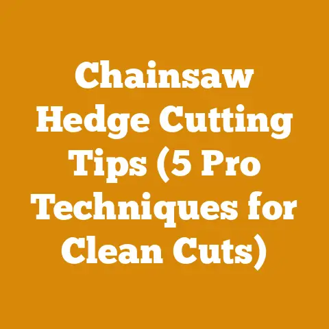 Chainsaw Hedge Cutting Tips (5 Pro Techniques for Clean Cuts)