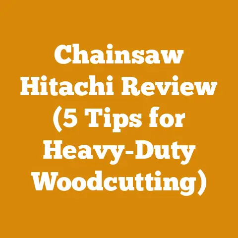 Chainsaw Hitachi Review (5 Tips for Heavy-Duty Woodcutting)