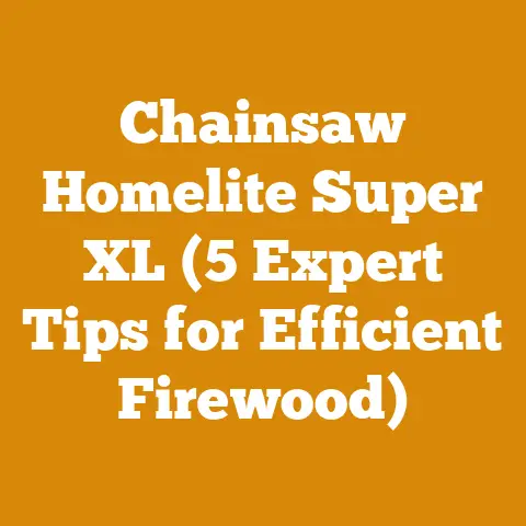 Chainsaw Homelite Super XL (5 Expert Tips for Efficient Firewood)
