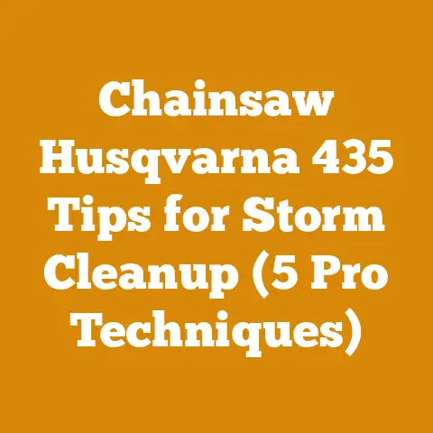 Chainsaw Husqvarna 435 Tips for Storm Cleanup (5 Pro Techniques)