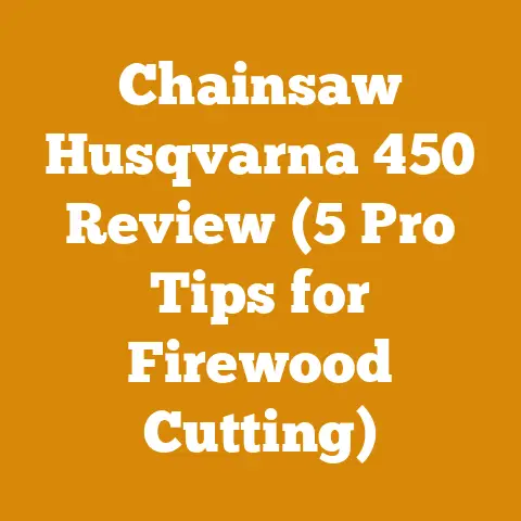 Chainsaw Husqvarna 450 Review (5 Pro Tips for Firewood Cutting)