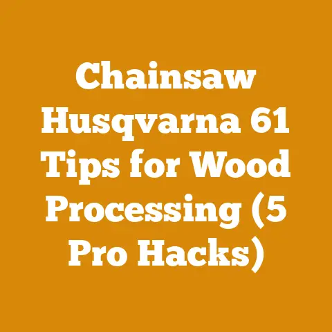 Chainsaw Husqvarna 61 Tips for Wood Processing (5 Pro Hacks)
