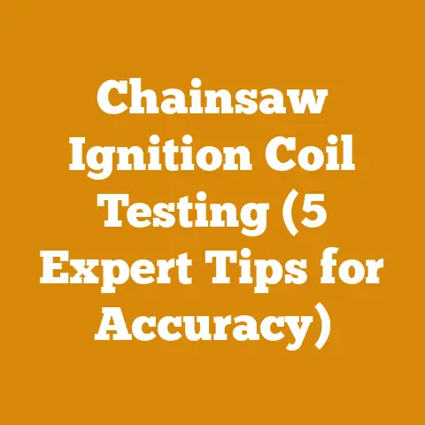 Chainsaw Ignition Coil Testing (5 Expert Tips for Accuracy)