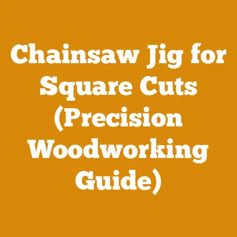 Chainsaw Jig for Square Cuts (Precision Woodworking Guide)