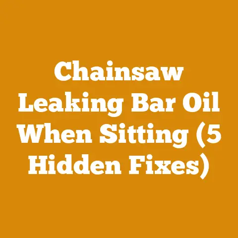 Chainsaw Leaking Bar Oil When Sitting (5 Hidden Fixes)