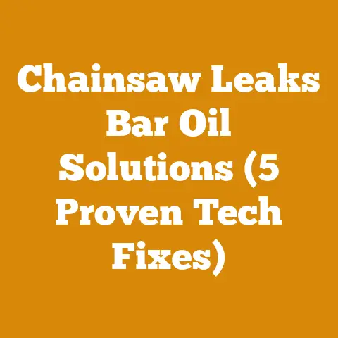 Chainsaw Leaks Bar Oil Solutions (5 Proven Tech Fixes)