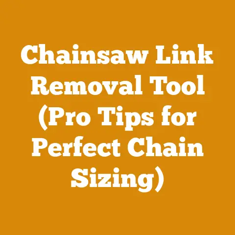 Chainsaw Link Removal Tool (Pro Tips for Perfect Chain Sizing)