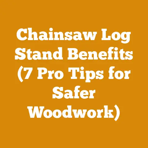 Chainsaw Log Stand Benefits (7 Pro Tips for Safer Woodwork)