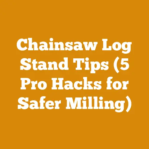 Chainsaw Log Stand Tips (5 Pro Hacks for Safer Milling)