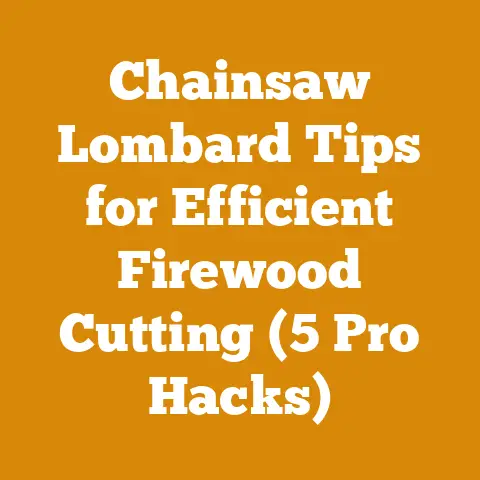 Chainsaw Lombard Tips for Efficient Firewood Cutting (5 Pro Hacks)