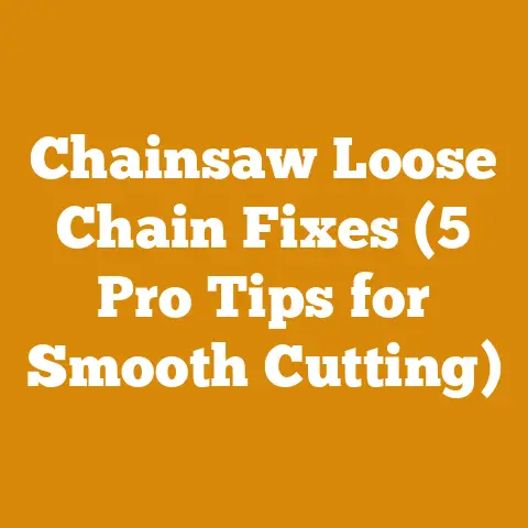Chainsaw Loose Chain Fixes (5 Pro Tips for Smooth Cutting)