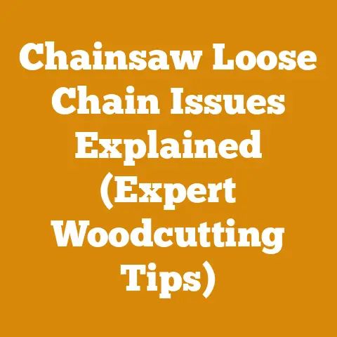 Chainsaw Loose Chain Issues Explained (Expert Woodcutting Tips)