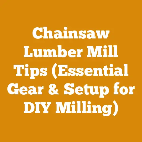 Chainsaw Lumber Mill Tips (Essential Gear & Setup for DIY Milling)