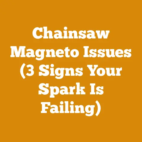 Chainsaw Magneto Issues (3 Signs Your Spark Is Failing)