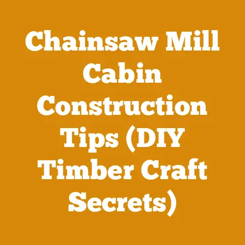Chainsaw Mill Cabin Construction Tips (DIY Timber Craft Secrets)