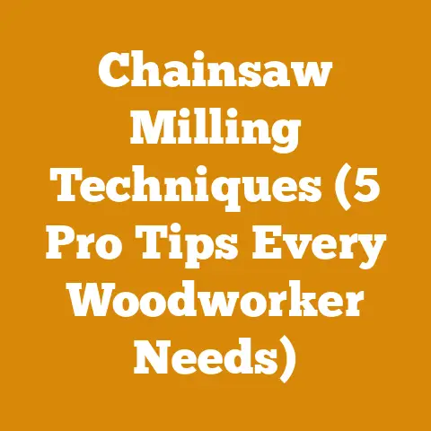 Chainsaw Milling Techniques (5 Pro Tips Every Woodworker Needs)