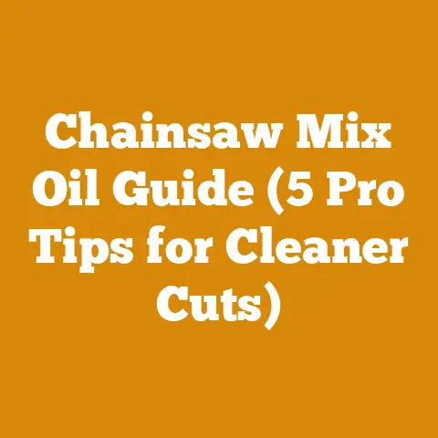 Chainsaw Mix Oil Guide (5 Pro Tips for Cleaner Cuts)