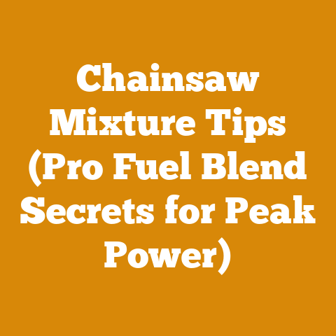 Chainsaw Mixture Tips (Pro Fuel Blend Secrets for Peak Power)