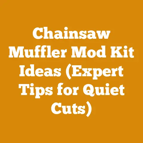 Chainsaw Muffler Mod Kit Ideas (Expert Tips for Quiet Cuts)