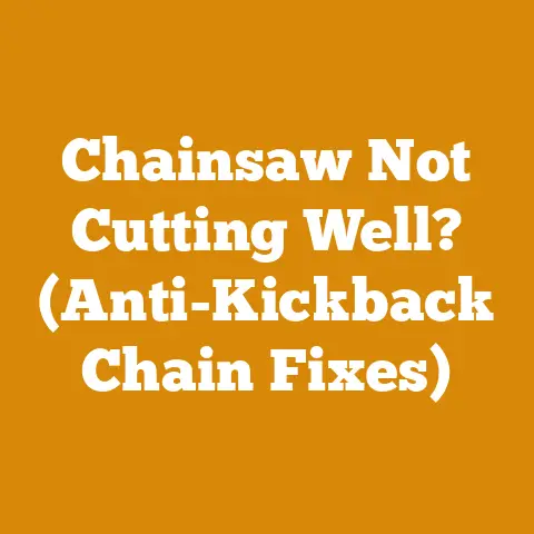 Chainsaw Not Cutting Well? (Anti-Kickback Chain Fixes)