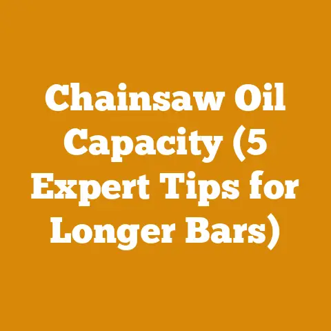 Chainsaw Oil Capacity (5 Expert Tips for Longer Bars)