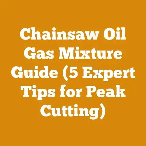 Chainsaw Oil Gas Mixture Guide (5 Expert Tips for Peak Cutting)