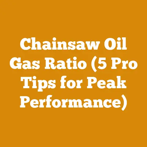 Chainsaw Oil Gas Ratio (5 Pro Tips for Peak Performance)
