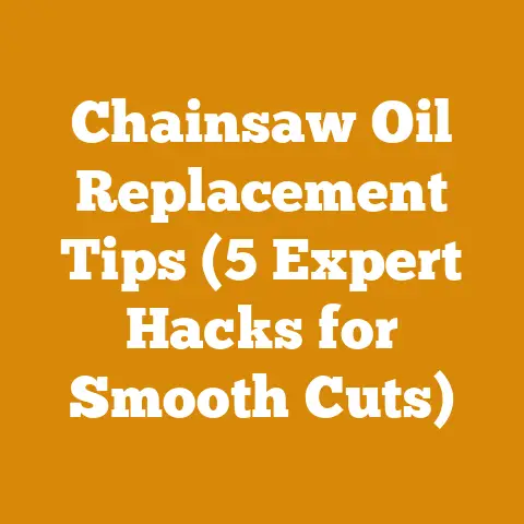 Chainsaw Oil Replacement Tips (5 Expert Hacks for Smooth Cuts)