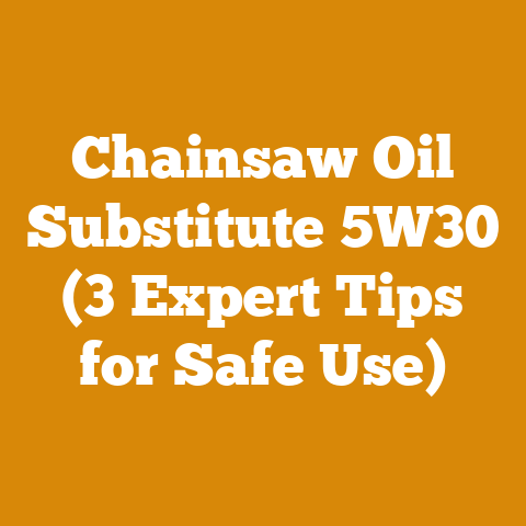 Chainsaw Oil Substitute 5W30 (3 Expert Tips for Safe Use)