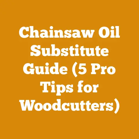 Chainsaw Oil Substitute Guide (5 Pro Tips for Woodcutters)