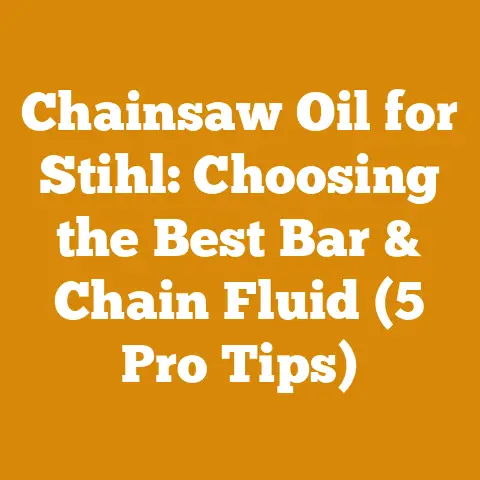 Chainsaw Oil for Stihl: Choosing the Best Bar & Chain Fluid (5 Pro Tips)