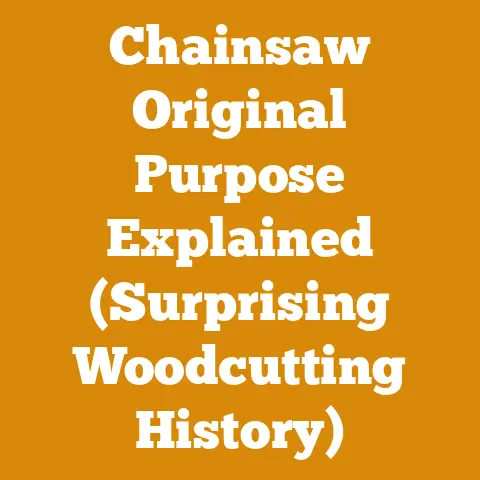 Chainsaw Original Purpose Explained (Surprising Woodcutting History)