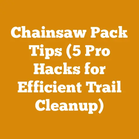 Chainsaw Pack Tips (5 Pro Hacks for Efficient Trail Cleanup)