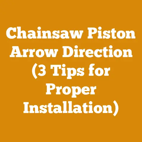 Chainsaw Piston Arrow Direction (3 Tips for Proper Installation)