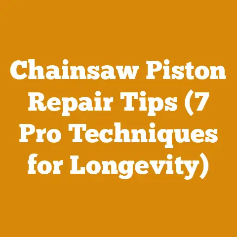 Chainsaw Piston Repair Tips (7 Pro Techniques for Longevity)