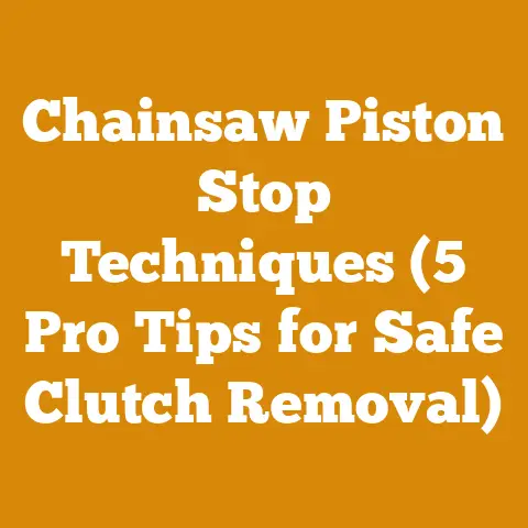Chainsaw Piston Stop Techniques (5 Pro Tips for Safe Clutch Removal)