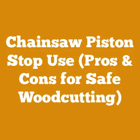Chainsaw Piston Stop Use (Pros & Cons for Safe Woodcutting)