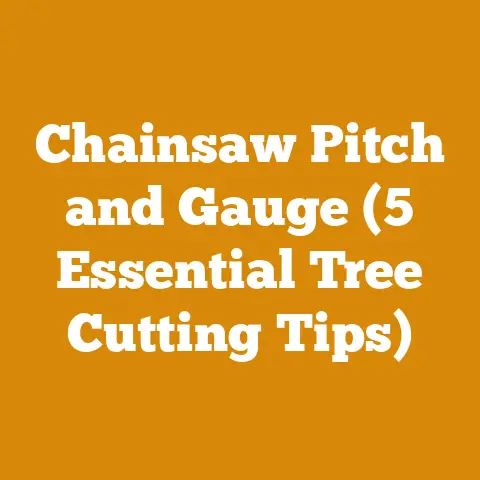 Chainsaw Pitch and Gauge (5 Essential Tree Cutting Tips)