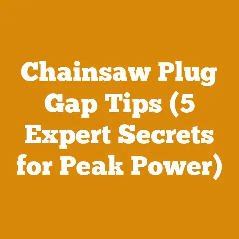 Chainsaw Plug Gap Tips (5 Expert Secrets for Peak Power)