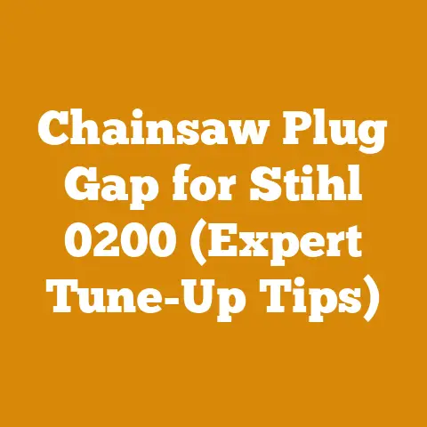 Chainsaw Plug Gap for Stihl 0200 (Expert Tune-Up Tips)